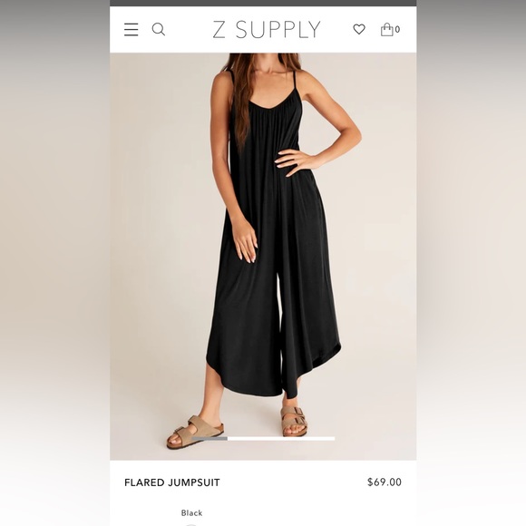 Z Supply Flared Jumpsuit - Picture 1 of 2